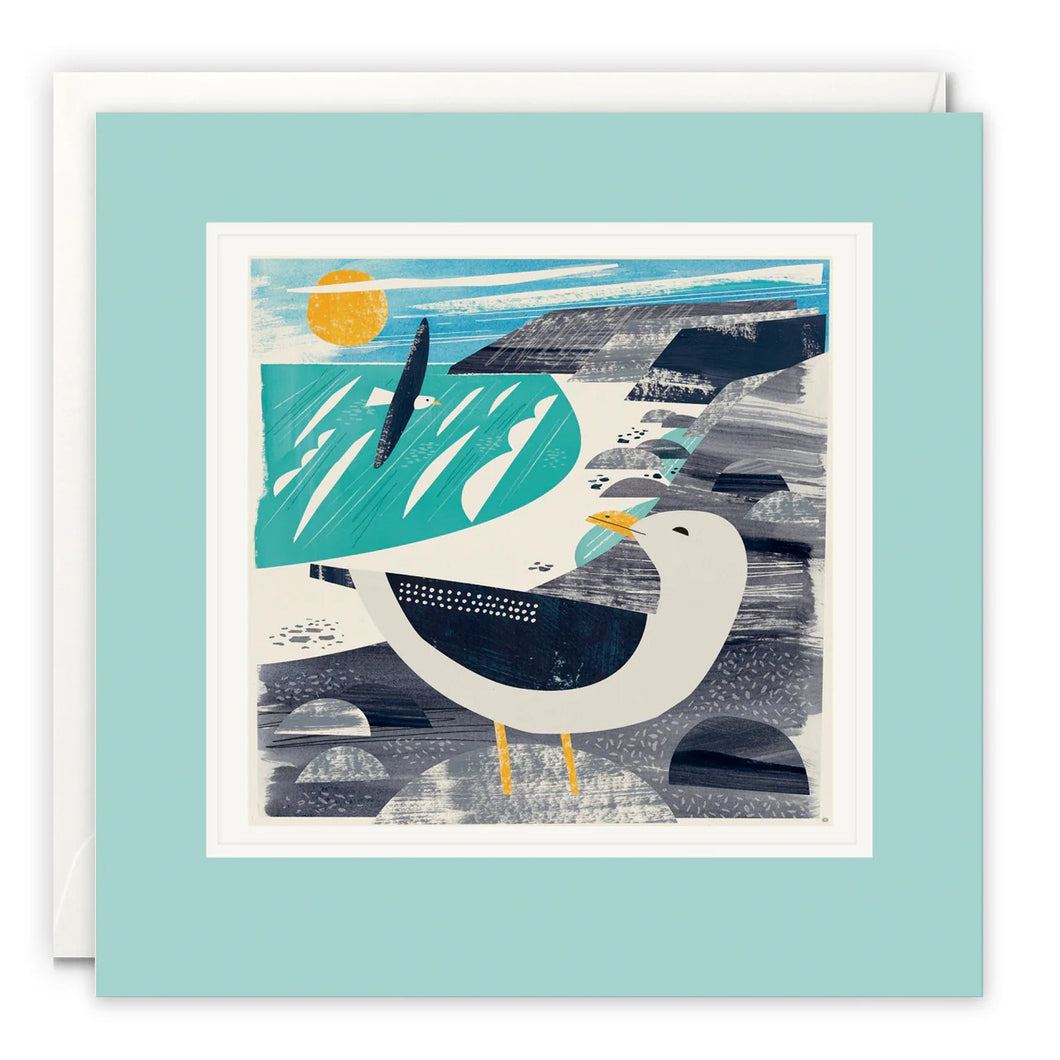 Treen Gull Greetings Card